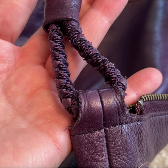 THE SAK Purple Leather Women's Bag - Picture 7 of 10